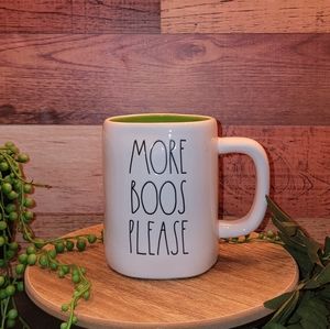 Rae Dunn "MORE BOOS PLEASE" mug